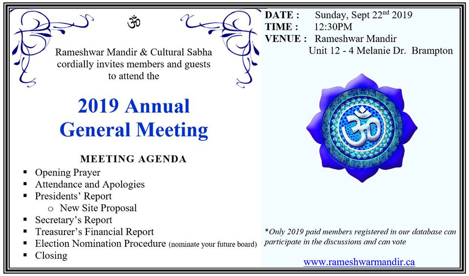 Annual General Meeting 2019